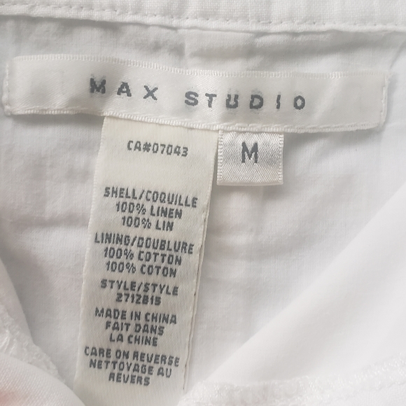Max Studio's linen short skirt size m - Picture 5 of 5